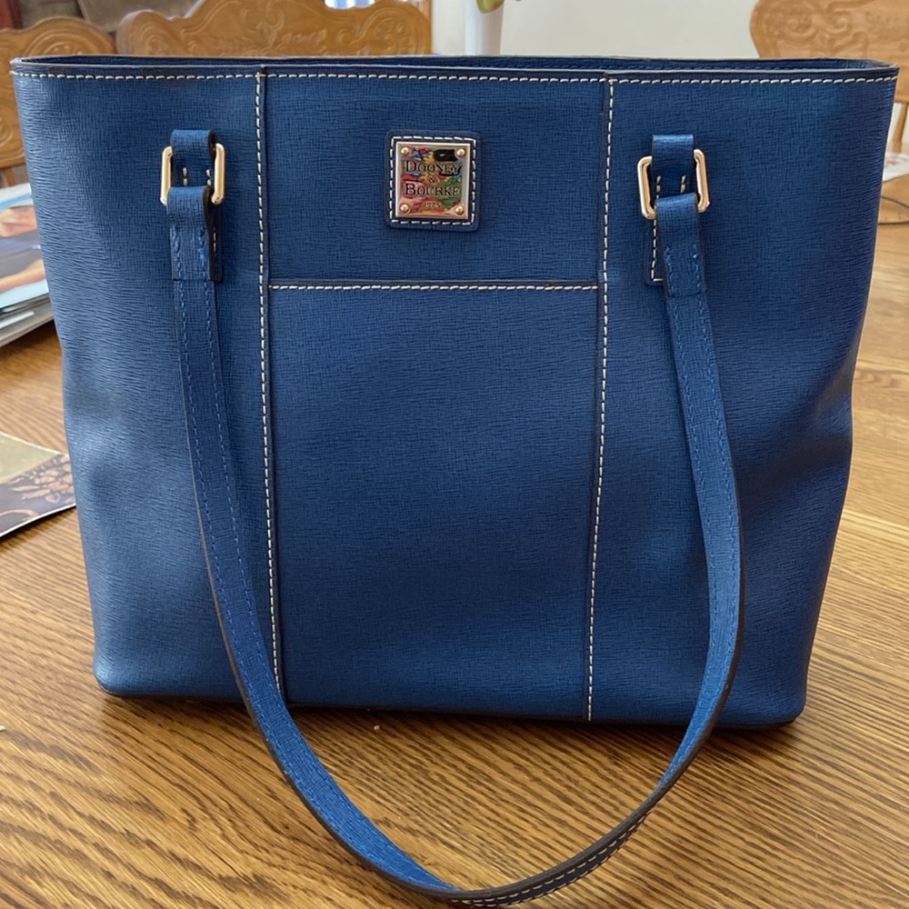 Dooney & Bourke Saffiano Leather Small Lexington Shopper - Blue